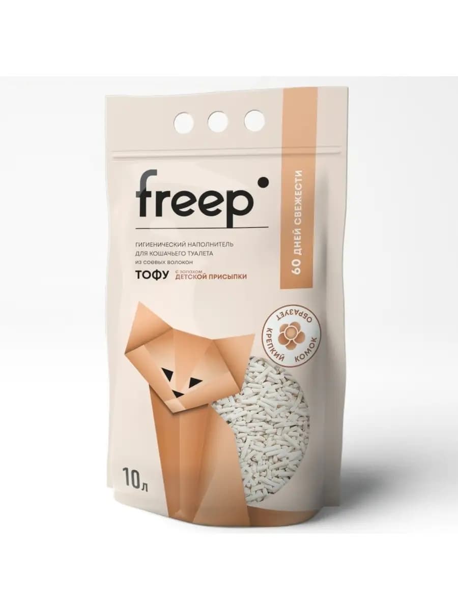 Наполнитель тофу 10 л Детская присыпка
