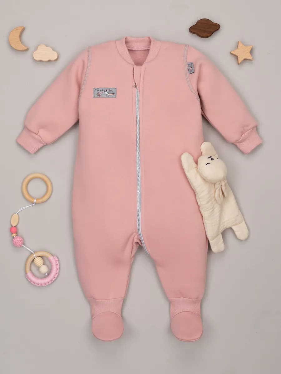 Комбинезон для новорожденных с начесом