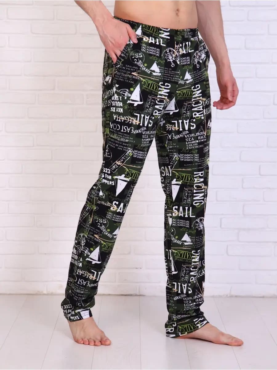 Брюки пижамные домашние