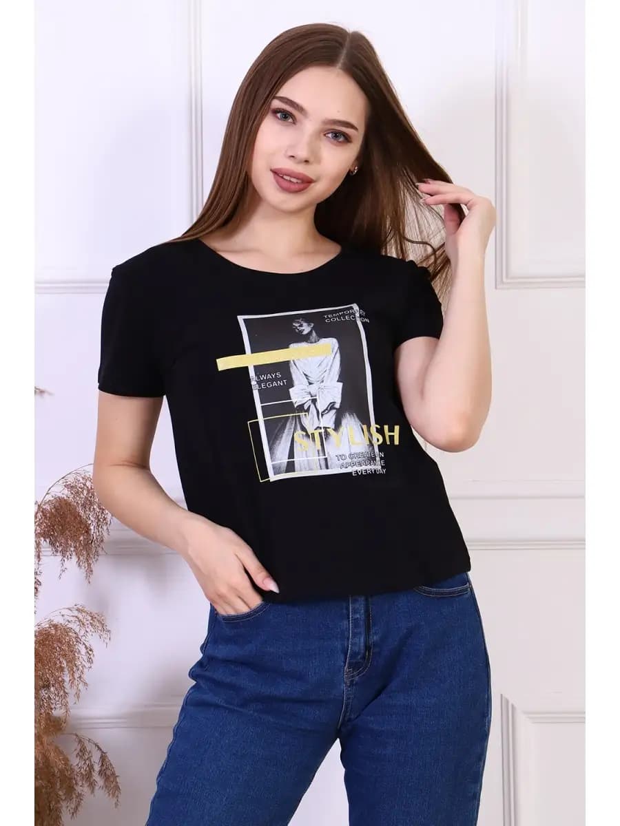 Футболка с принтом