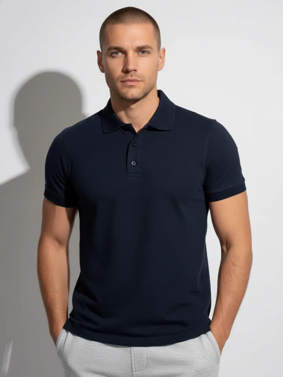 Футболка поло с коротким рукавом