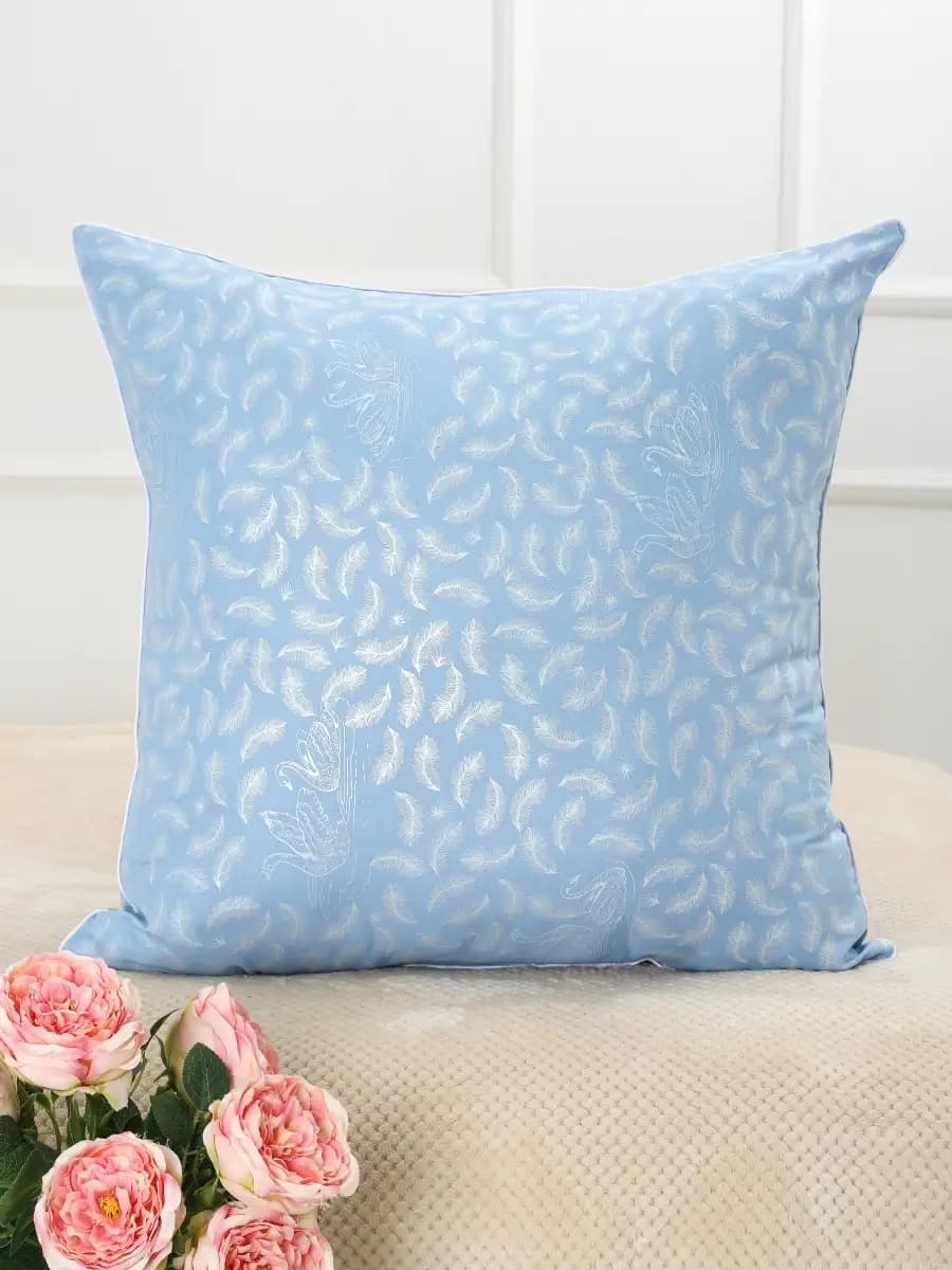 подушка 70х70 пуховая для сна дома лебяжий пух