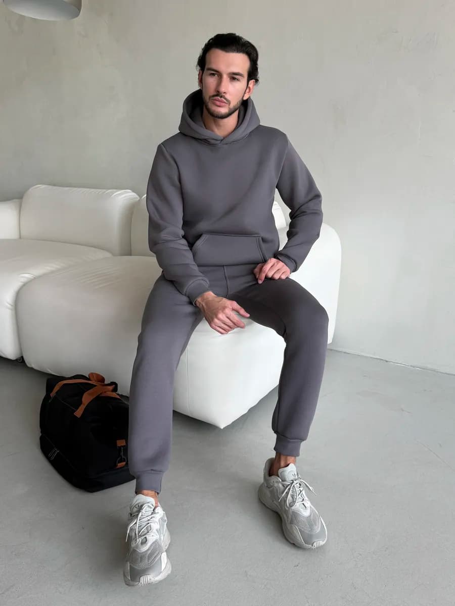 Спортивный костюм теплый с начесом