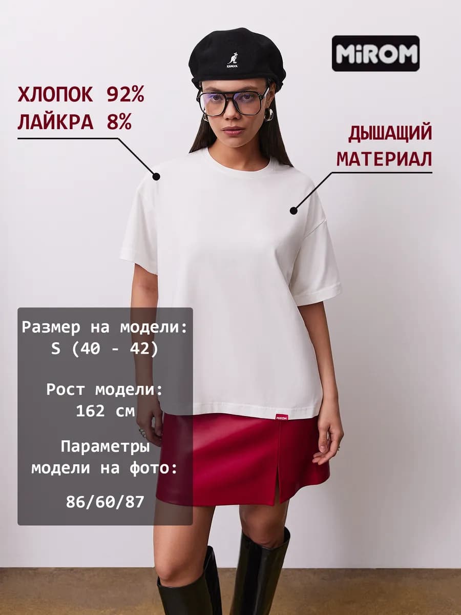 Футболка базовая белая