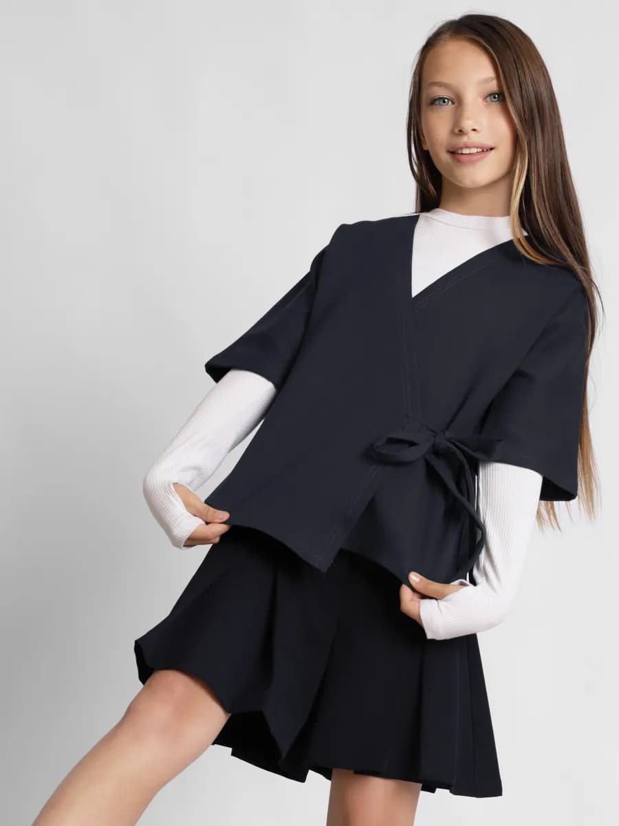 Жакет жилет пиджак школьный