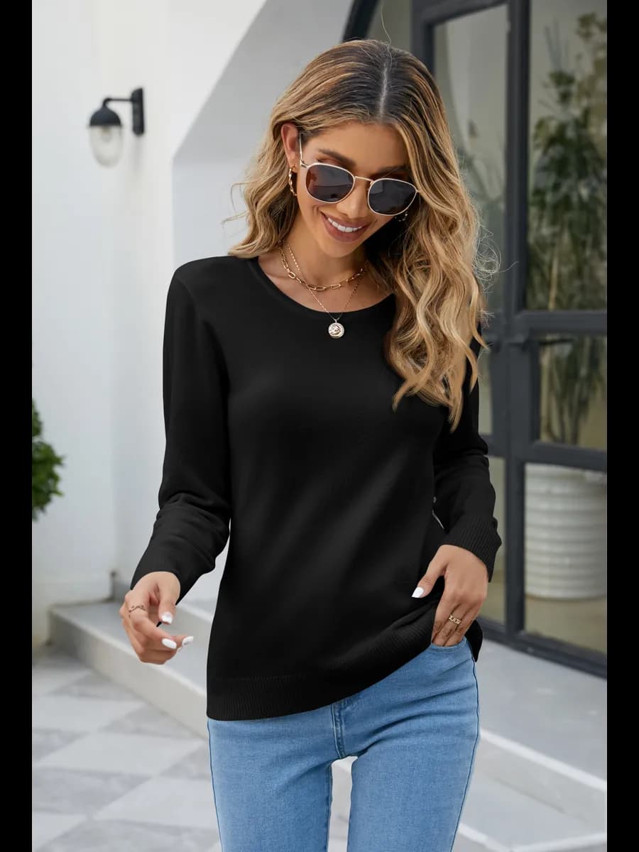 Кофта теплая больших размеров офисная