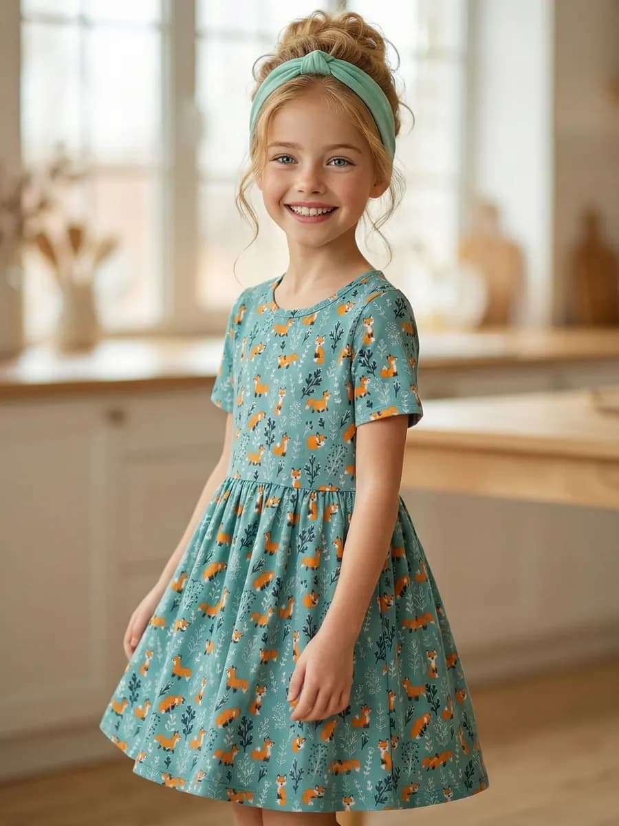 Платье в садик хлопок 100%