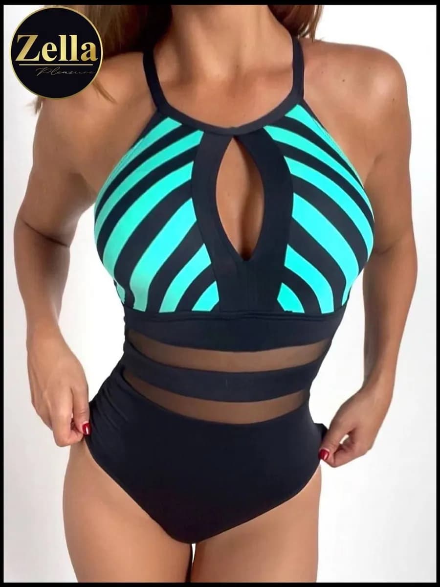 Купальник слитный больших размеров утягивающий спорт