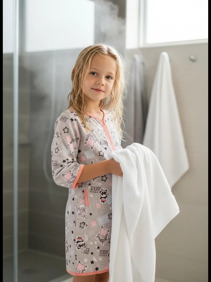 Халат домашний на молнии