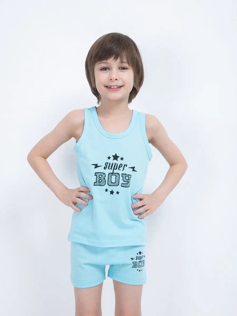 Белье для мальчика трусы боксеры и майка