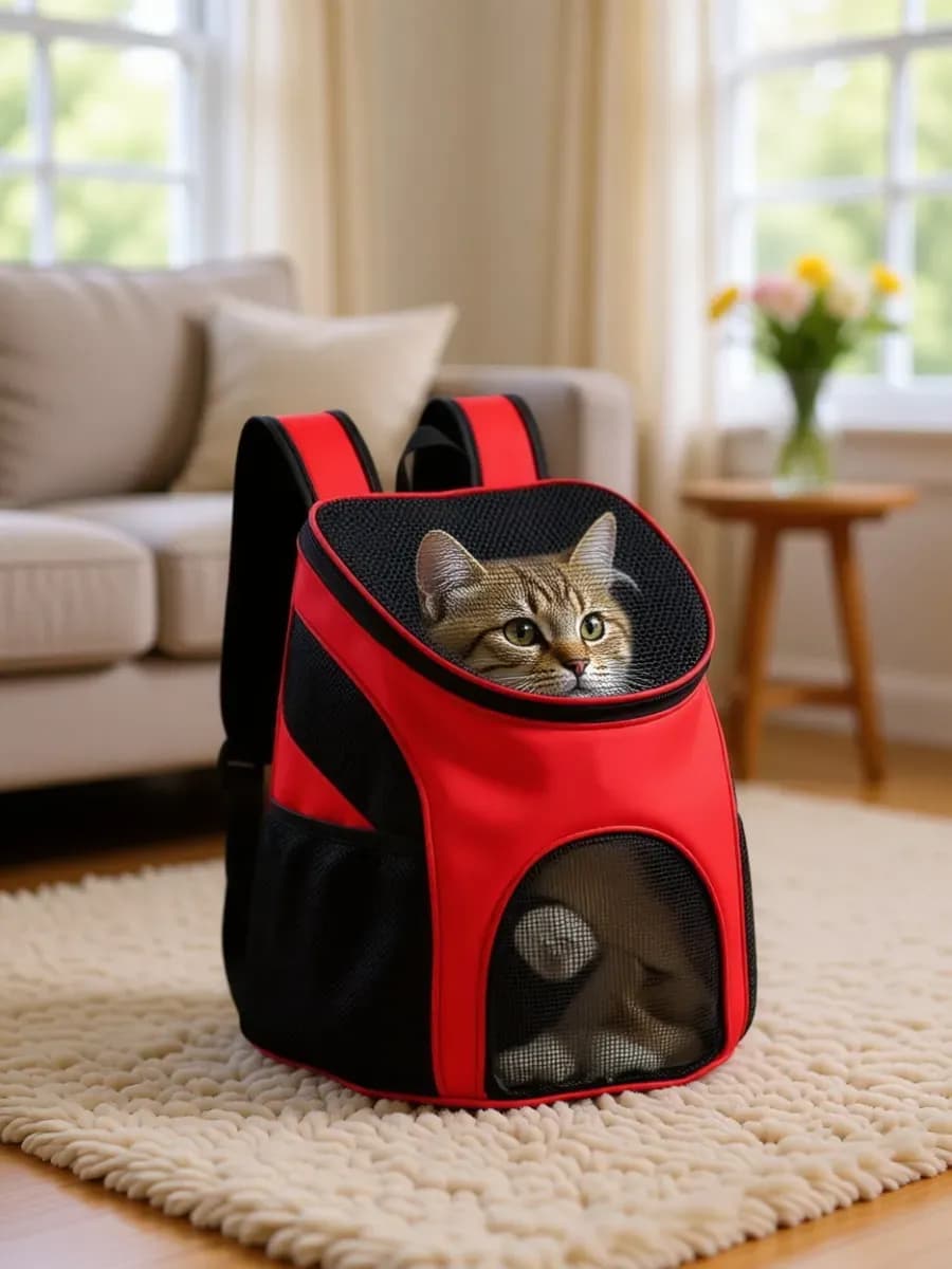 Рюкзак-переноска для кошек и собак