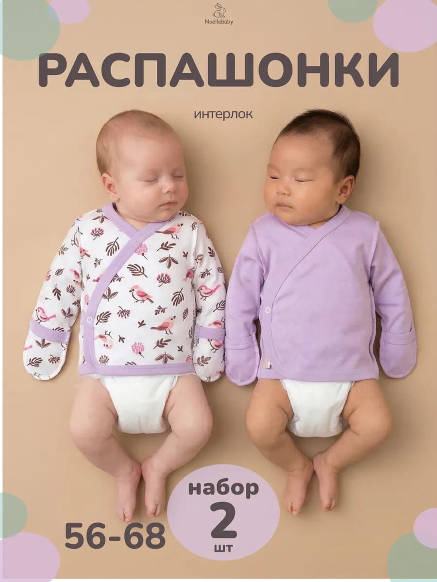 Распашонка для новорожденных на кнопках