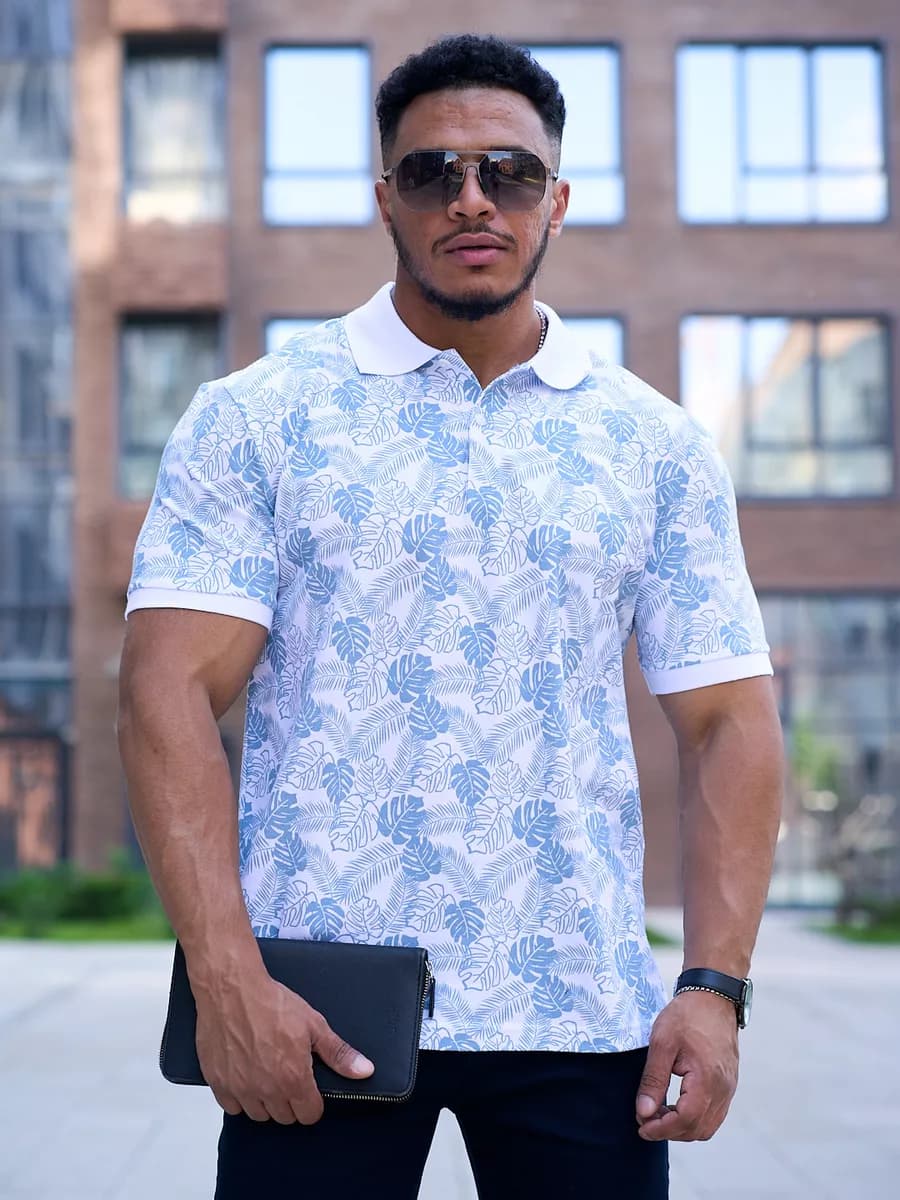 Футболка-поло стильная