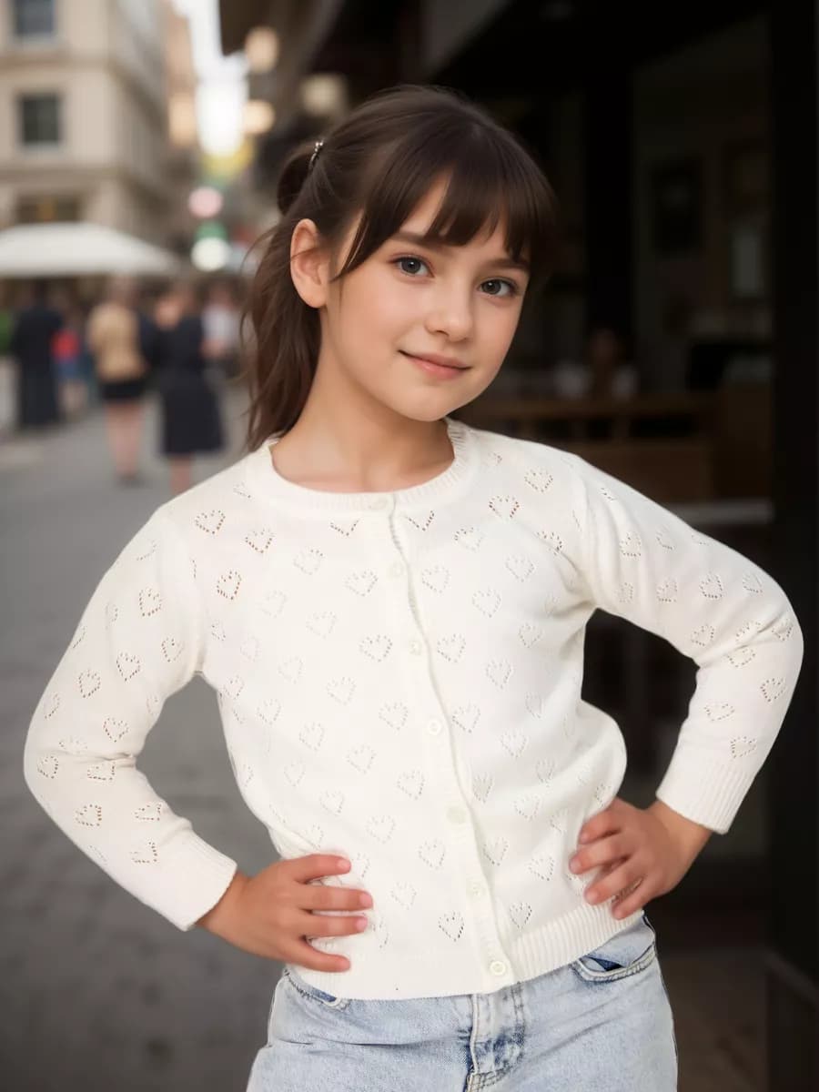 Вязаный кардиган на пуговицах