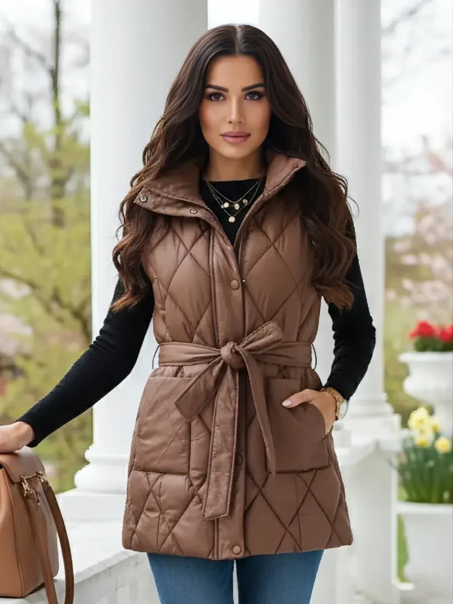 Жилет утепленный стеганный