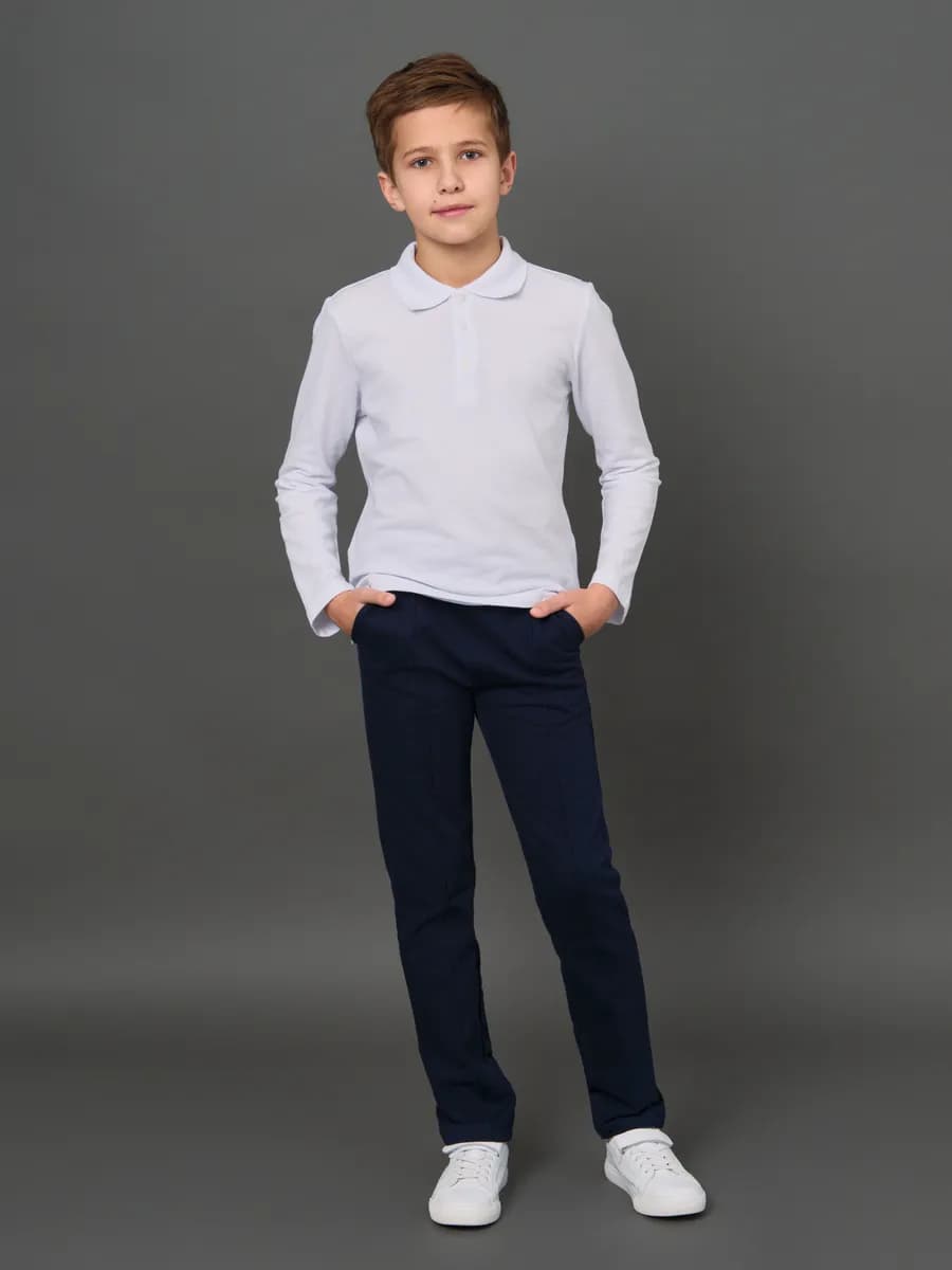 Брюки трикотажные школьные