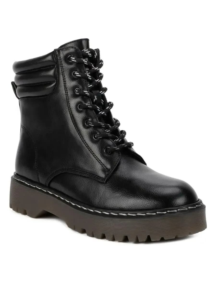 Ботинки женские демисезонные берцы на платформе