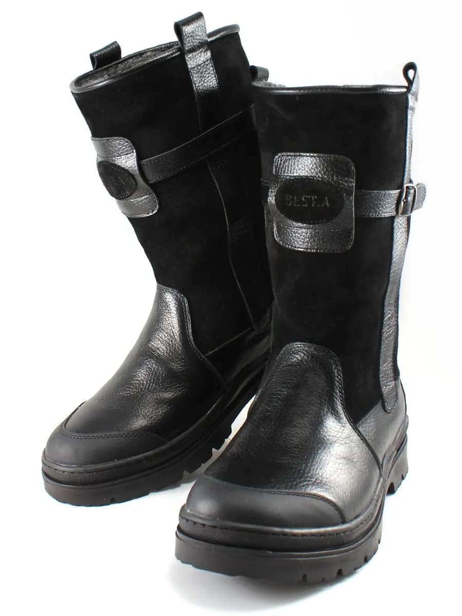 Унты монгольские сапоги кожаные рабочие зимние