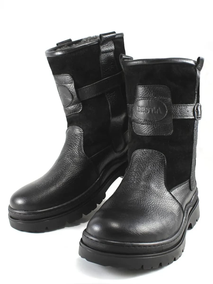 Унты зимние кожаные на меху