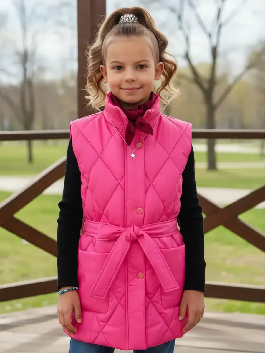 Жилет утеплённый осенний