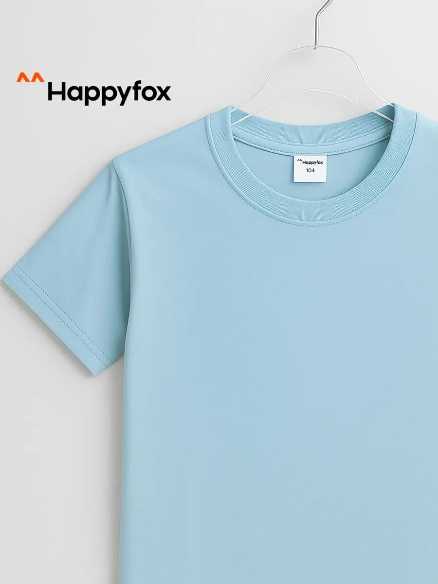 Футболка базовая детская хлопок школьная