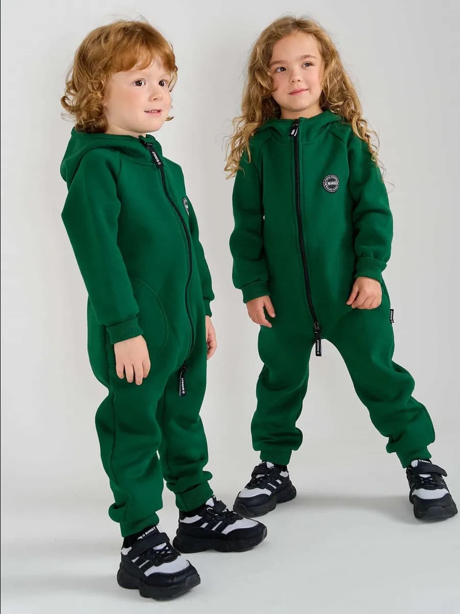 Детский комбинезон утепленный с начесом