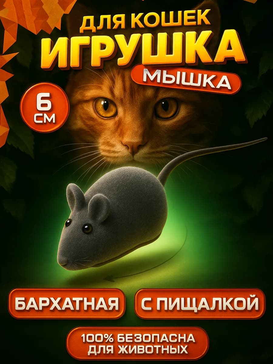 Игрушка для кошек мышка