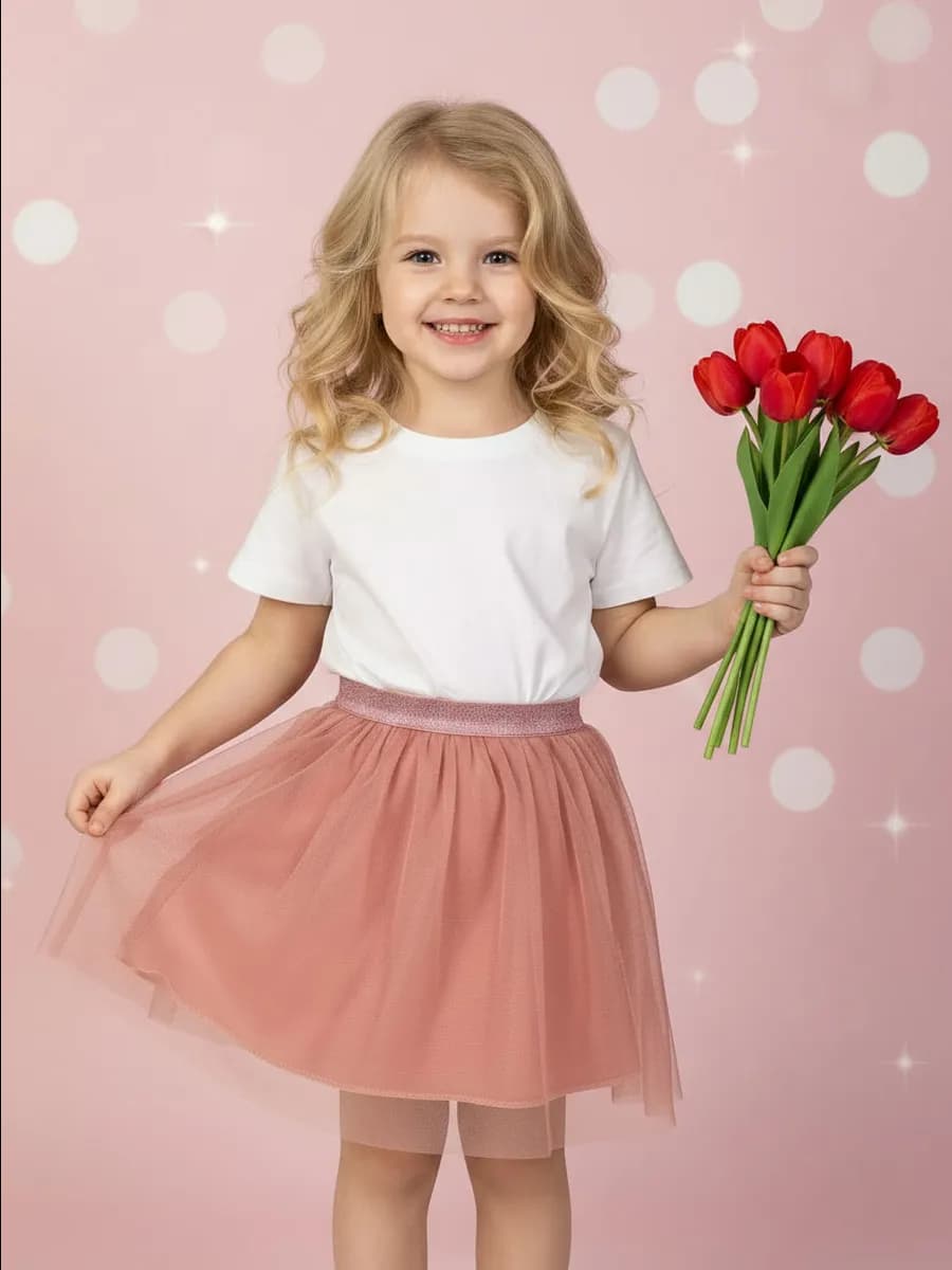 Юбка для девочки в садик