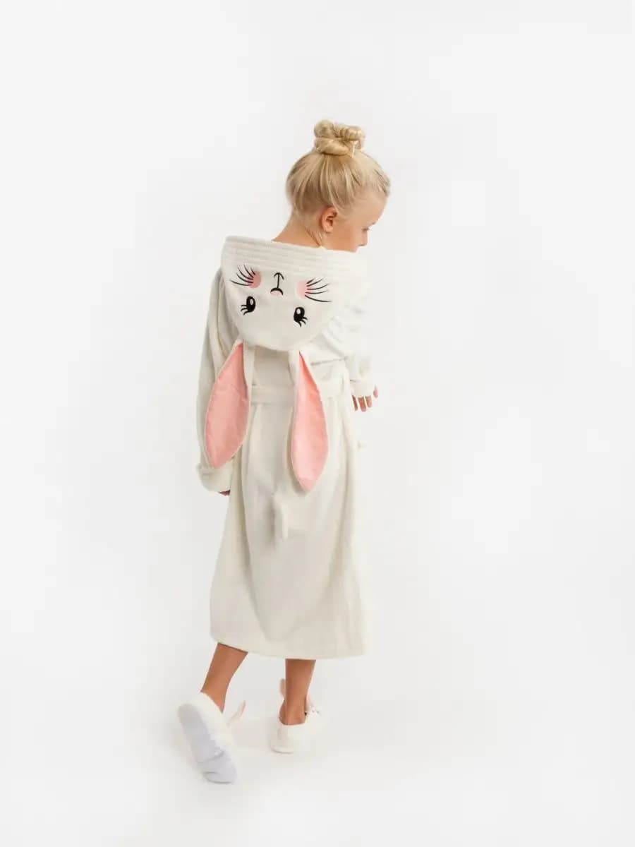 Халат детский домашний махровый банный с запахом