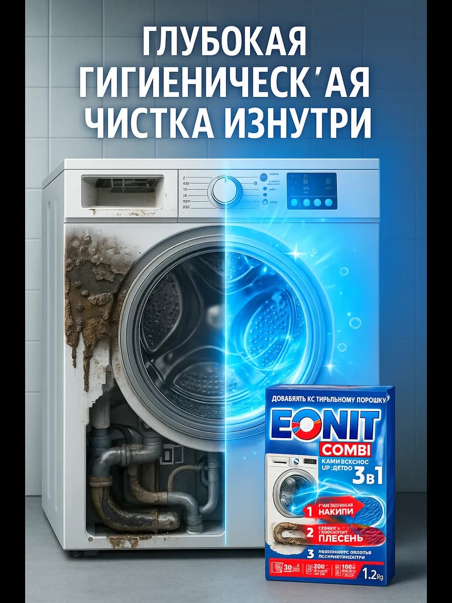 Средство от пятен и накипи в стиральных машинах