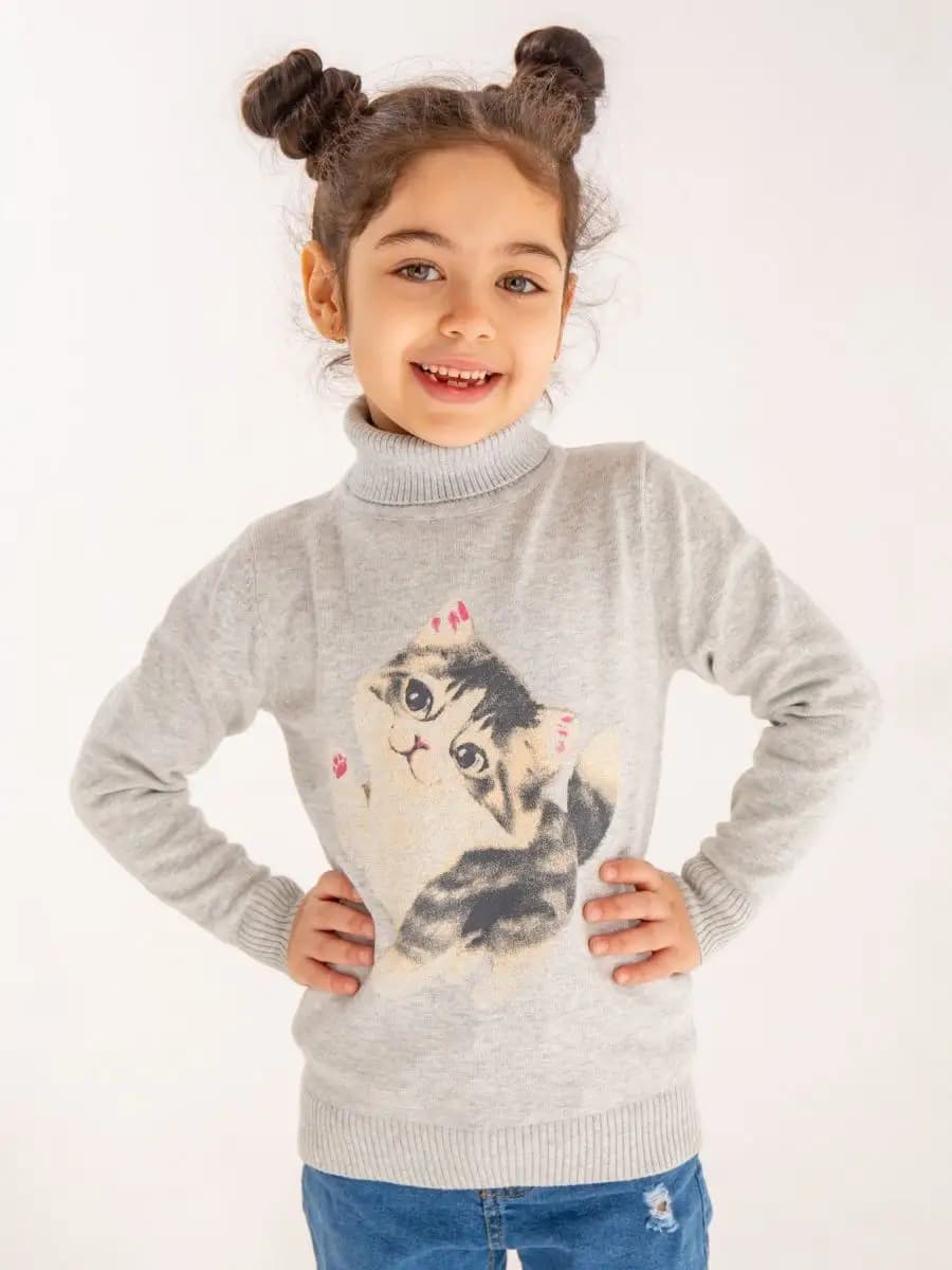 Водолазка вязаная детская