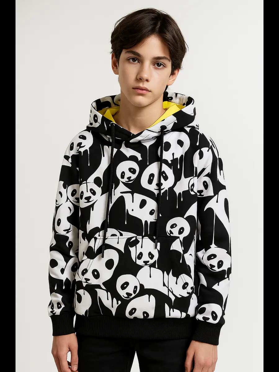 Худи с принтом подростковое