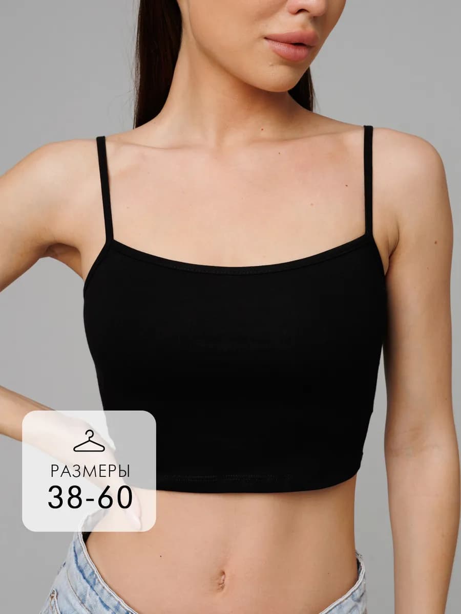 Топ на бретелях