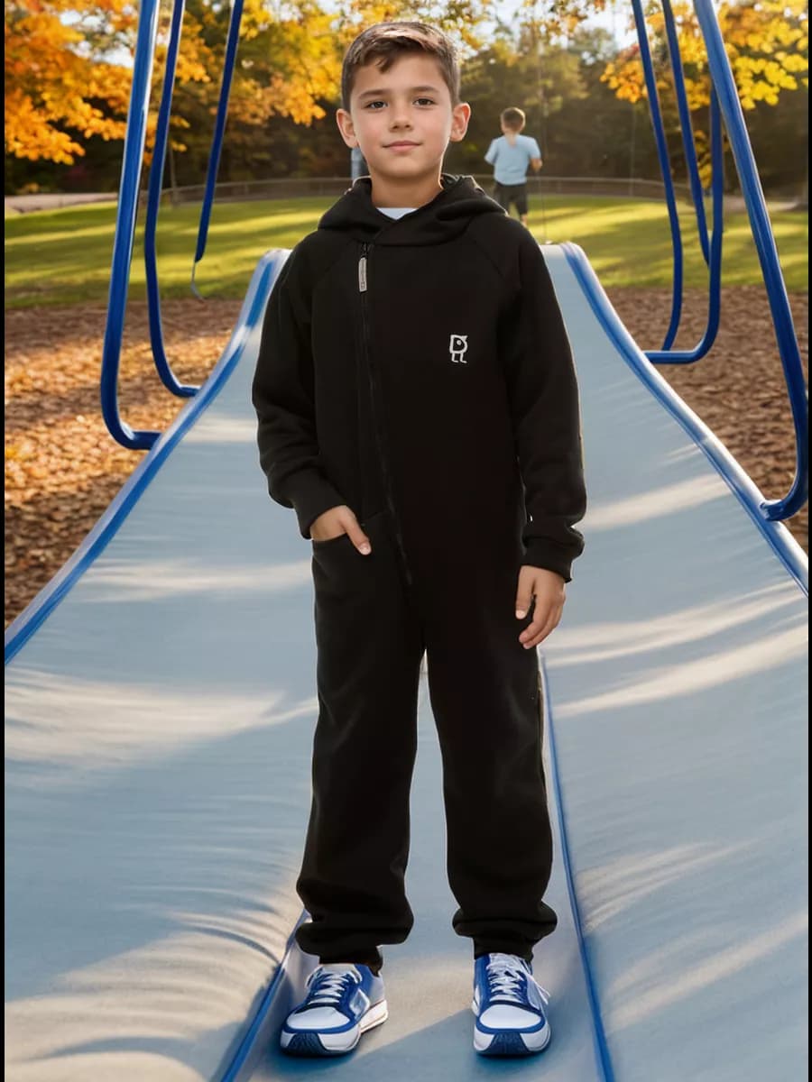 Комбинезон детский утепленный с начесом на молнии