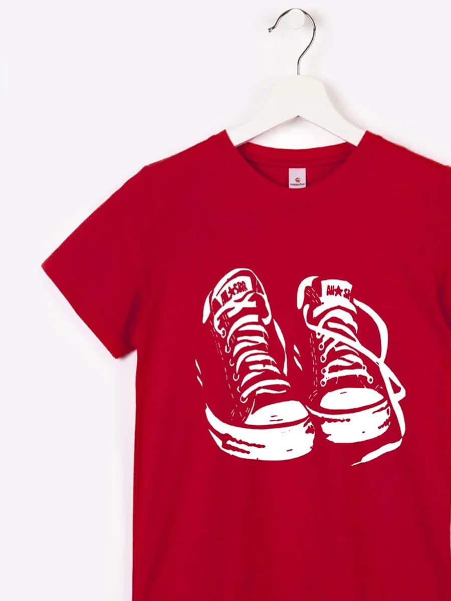 Футболка с принтом детская хлопковая