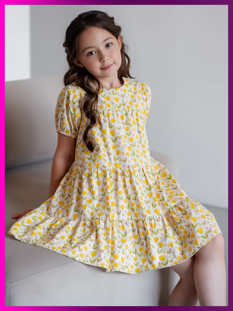 Платье в садик повседневное праздничное хлопок
