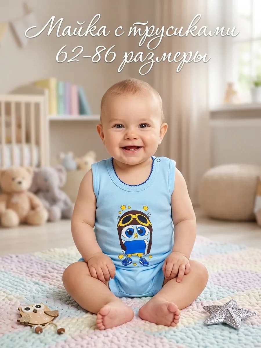 Майка и трусики под памперс