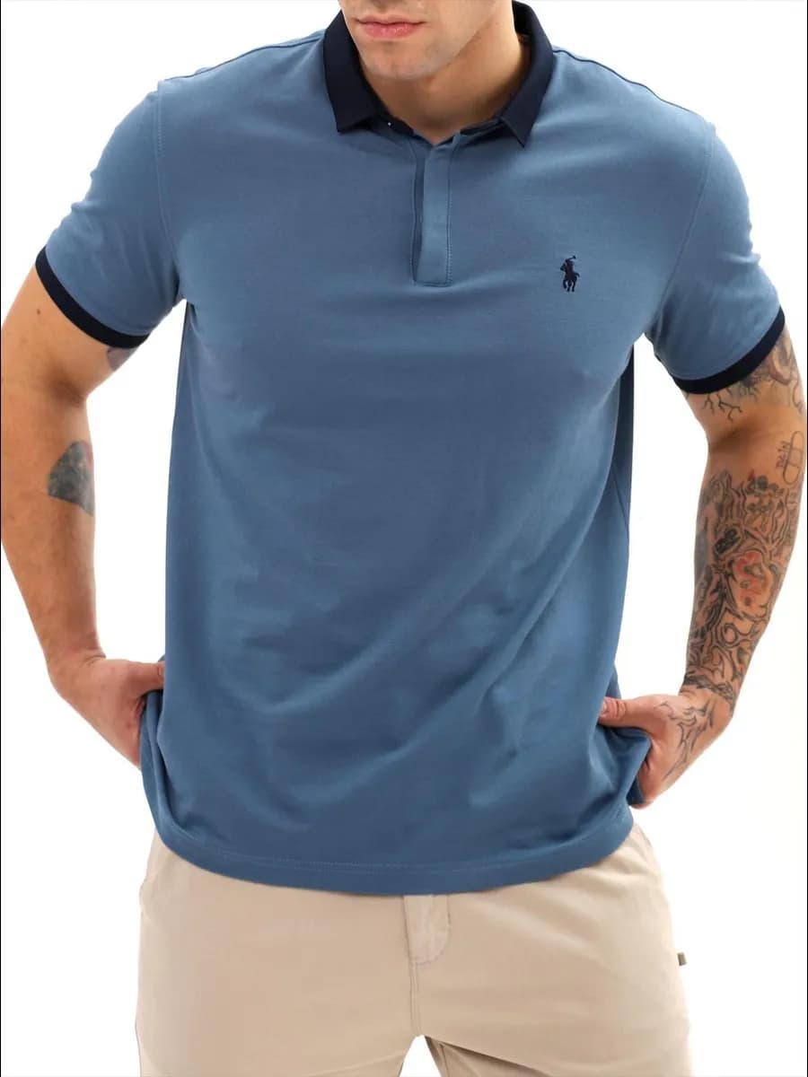 Футболка поло с коротким рукавом