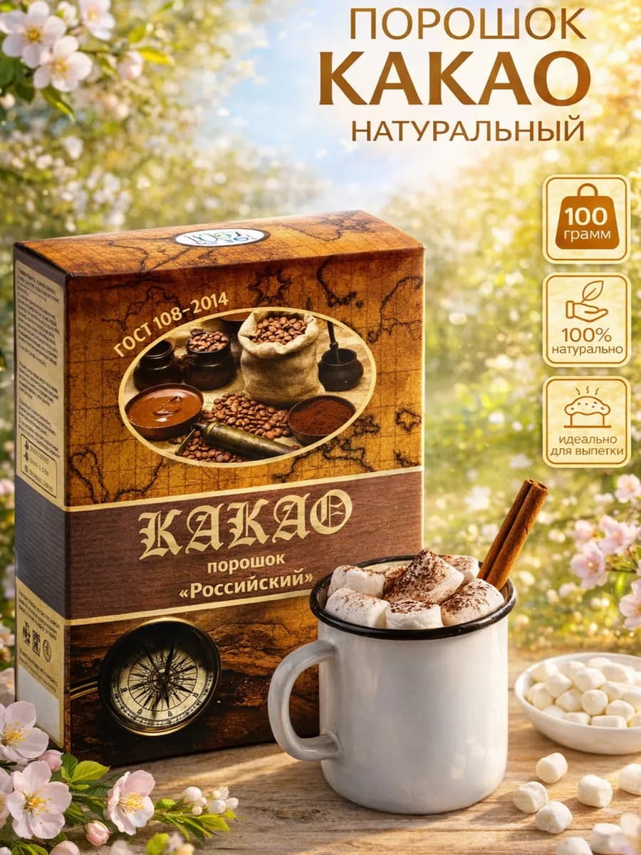 Какао порошок 100 г