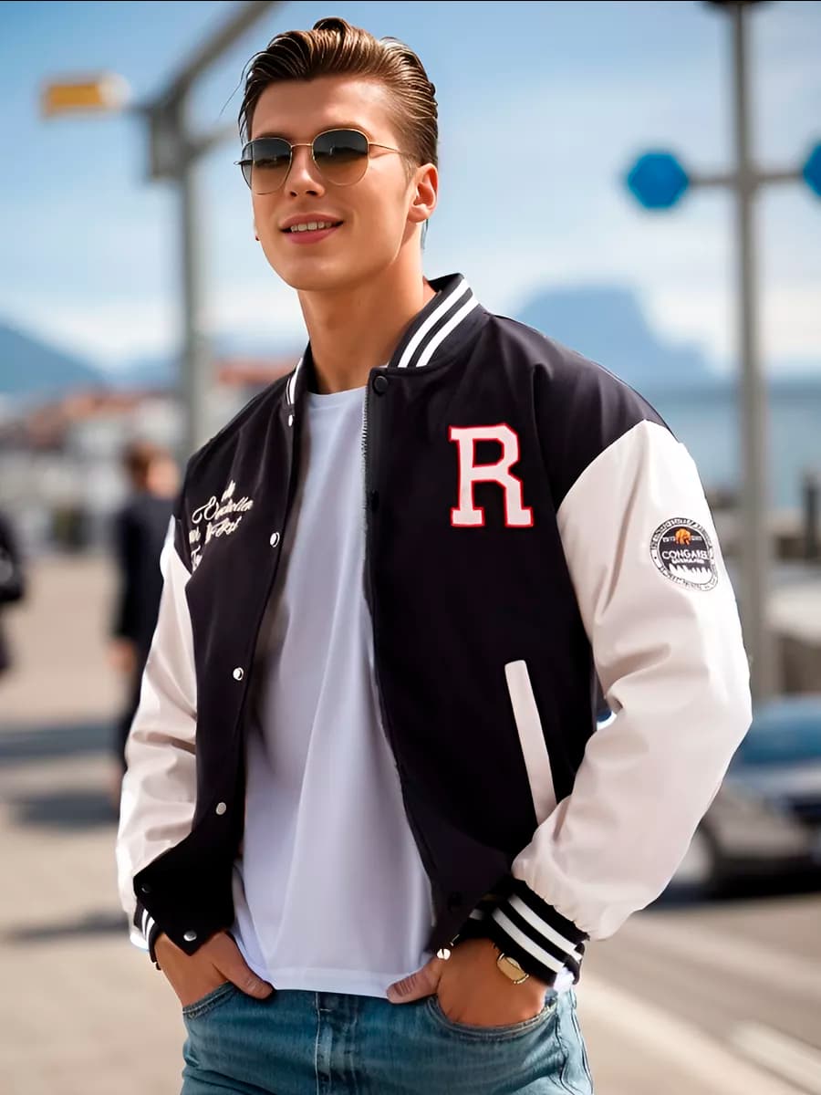 Бомбер оверсайз на весну ветровка демисезонная