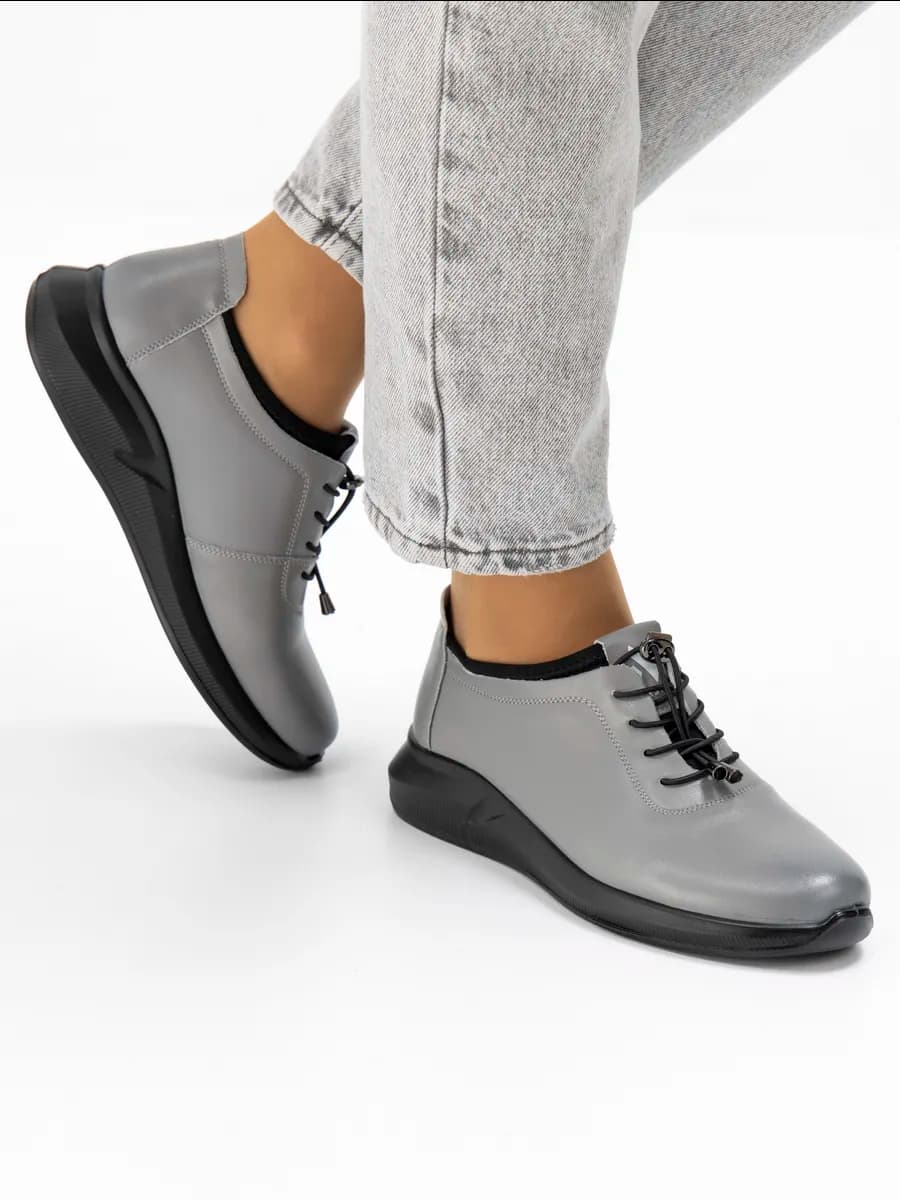 Полуботинки кожаные женские