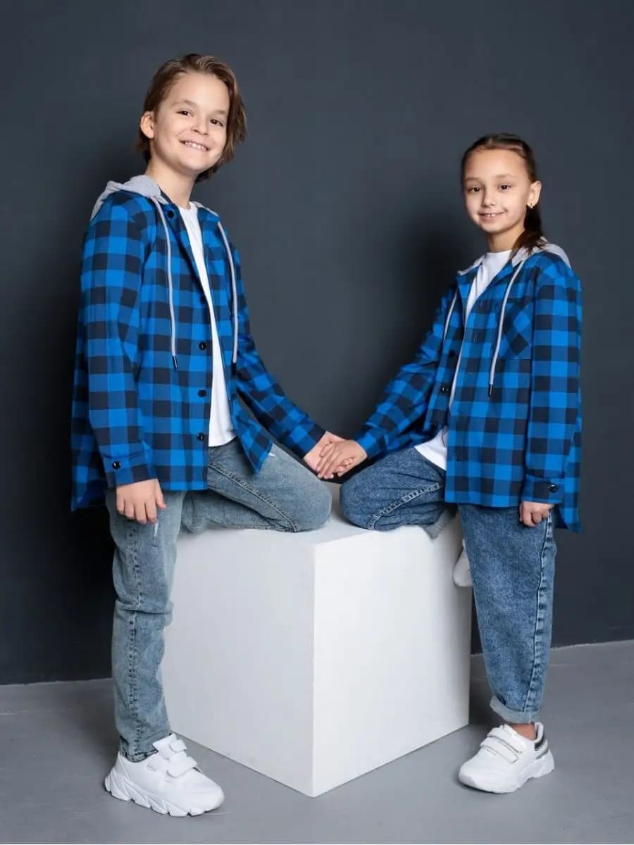 Рубашка стильная из тонкого хлопка