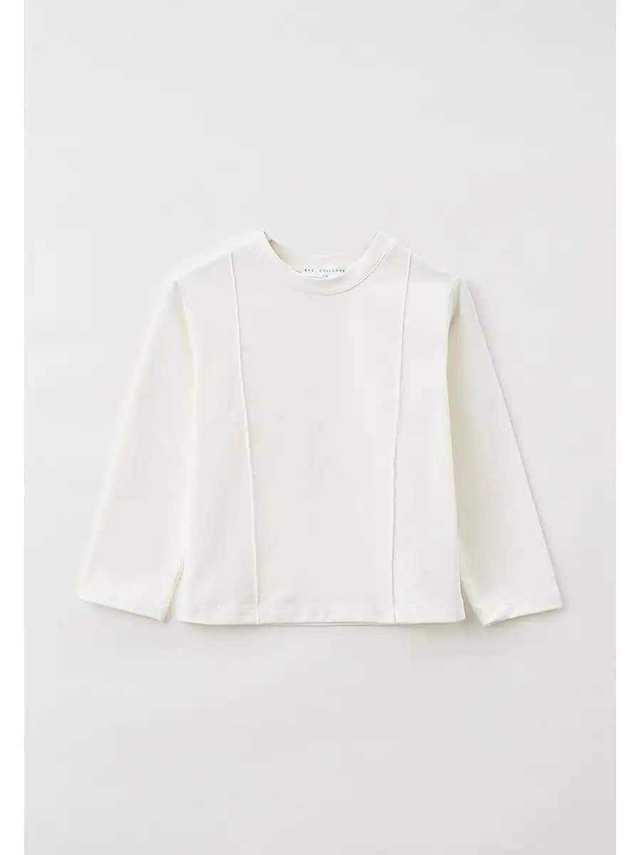 Лонгслив базовый для мальчика однотонный