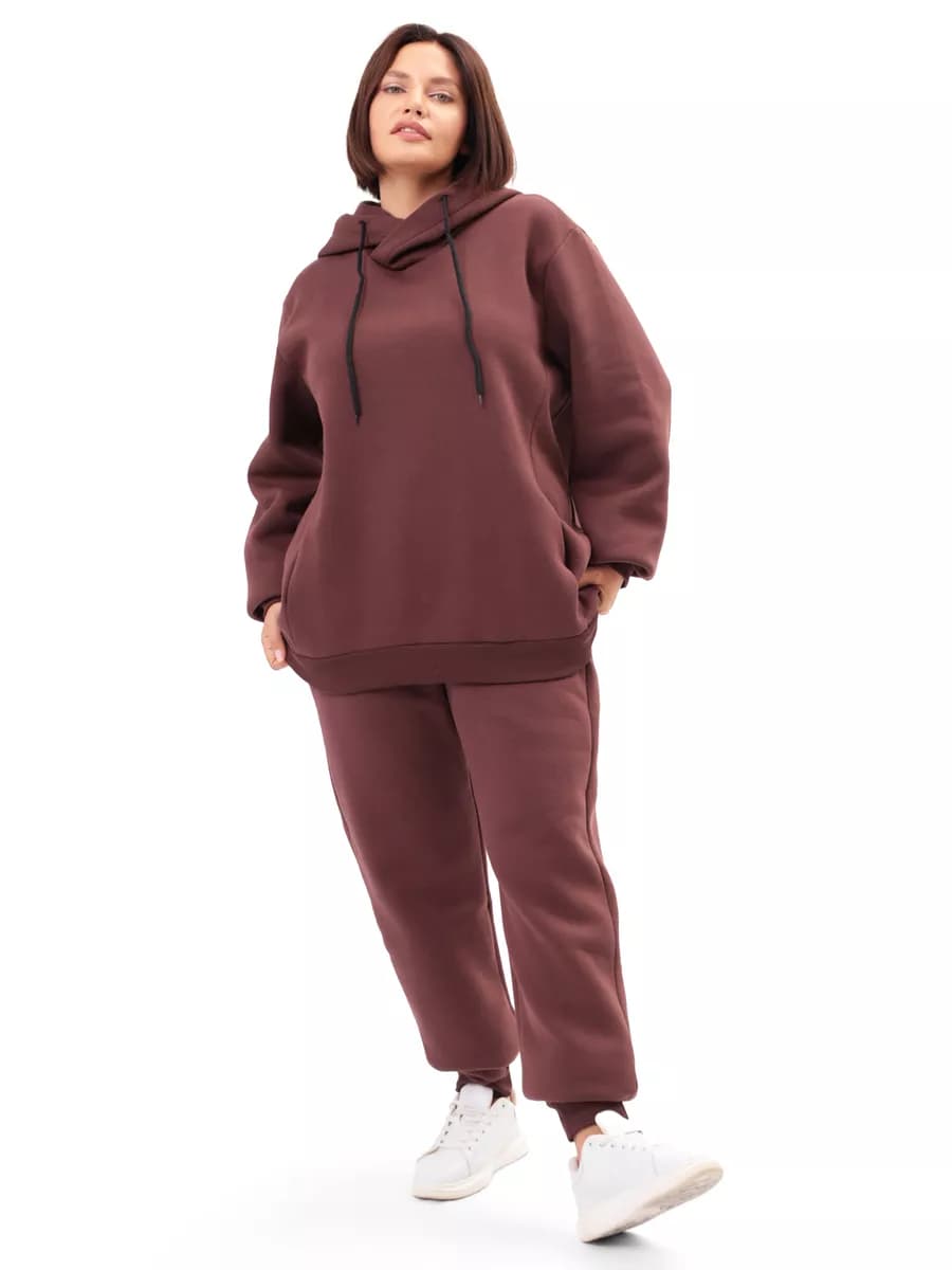 Спортивный костюм теплый на флисе больших размеров