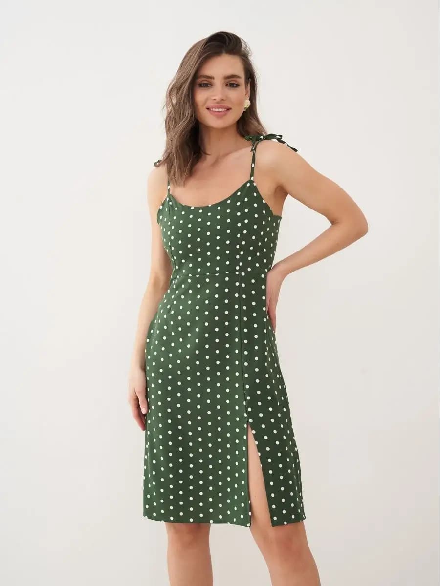 Сарафан летний с разрезом