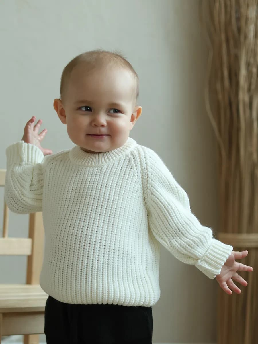 Кофта джемпер крупной вязки