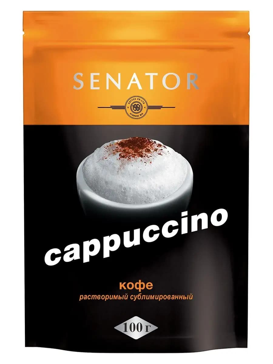Кофе сублимированный Сappuccino 100г