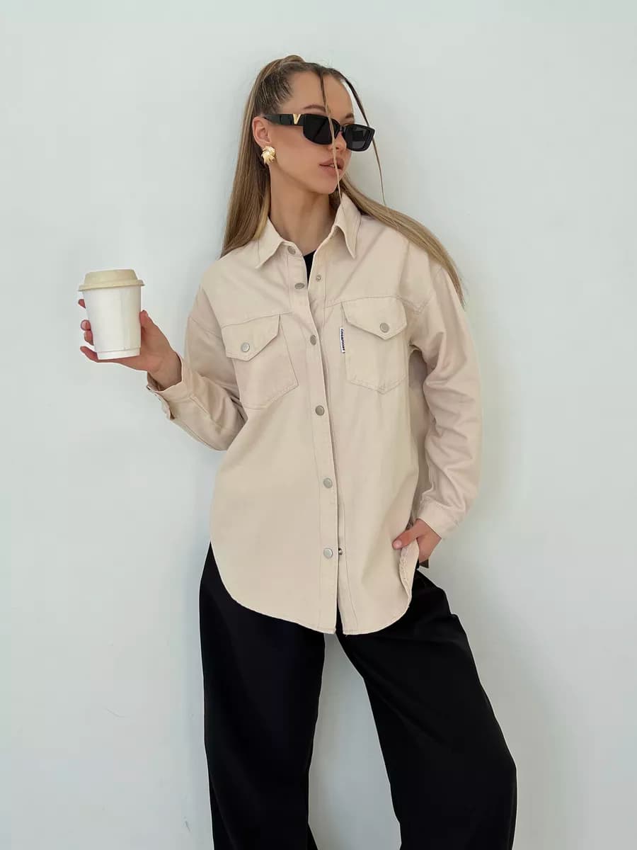 Джинсовая рубашка