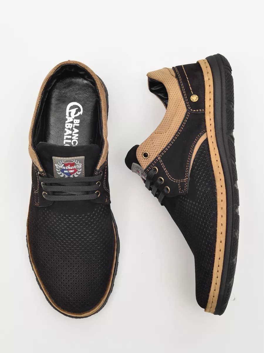 Туфли кожаные с перфорацией