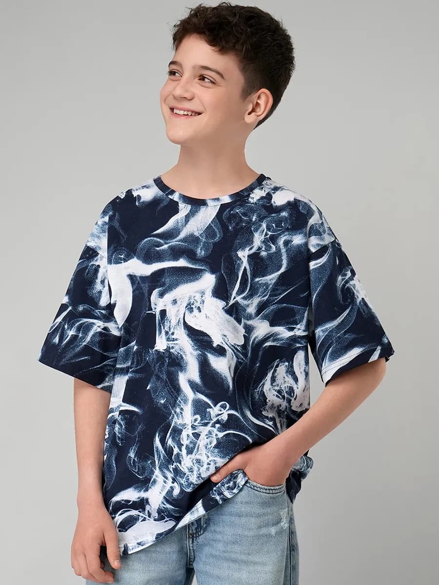 Футболка оверсайз детская с принтом